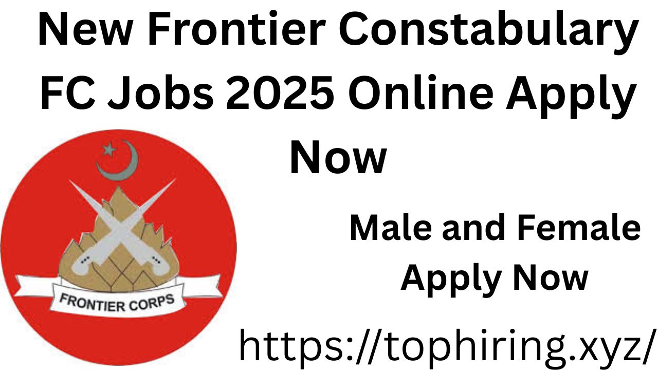 New Frontier Constabulary FC Jobs 2025 Online Apply Now